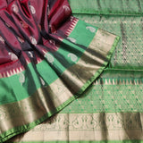 Lightweight pattu Scurt Border Saree - LWP304