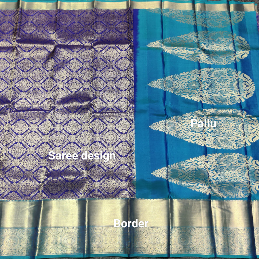Kanchi pure Bridal wear saree @40% Off - KMP2003
