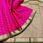 Kanchi pattu small border saree - KMP246