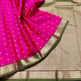 Kanchi pattu small border saree - KMP246