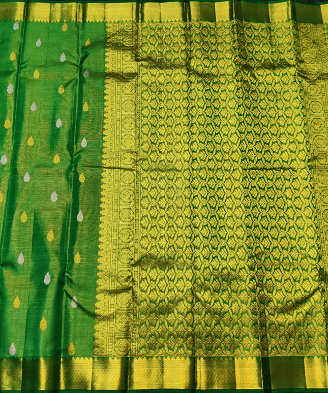 Kanchi Pure Handloom Tissue Silk Saree-KMP116