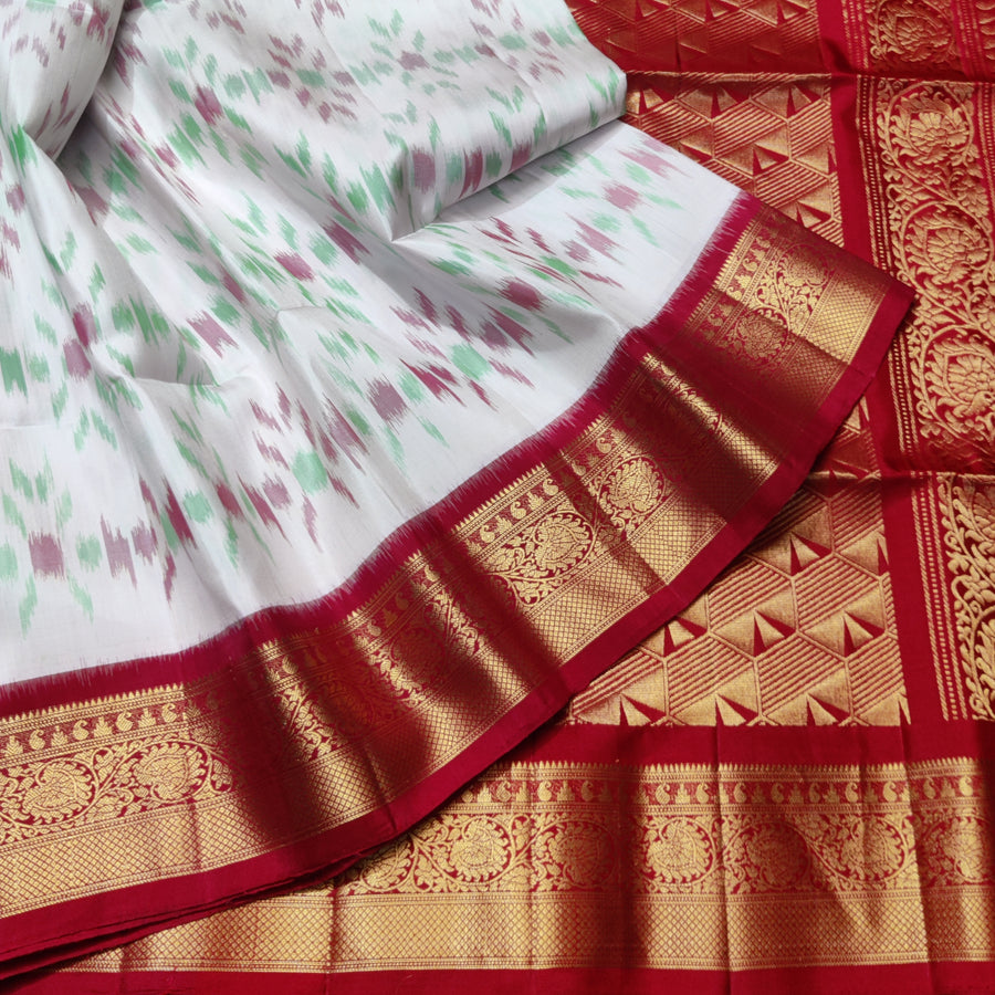 Ikkath Pure handloom silk saree - IKT06
