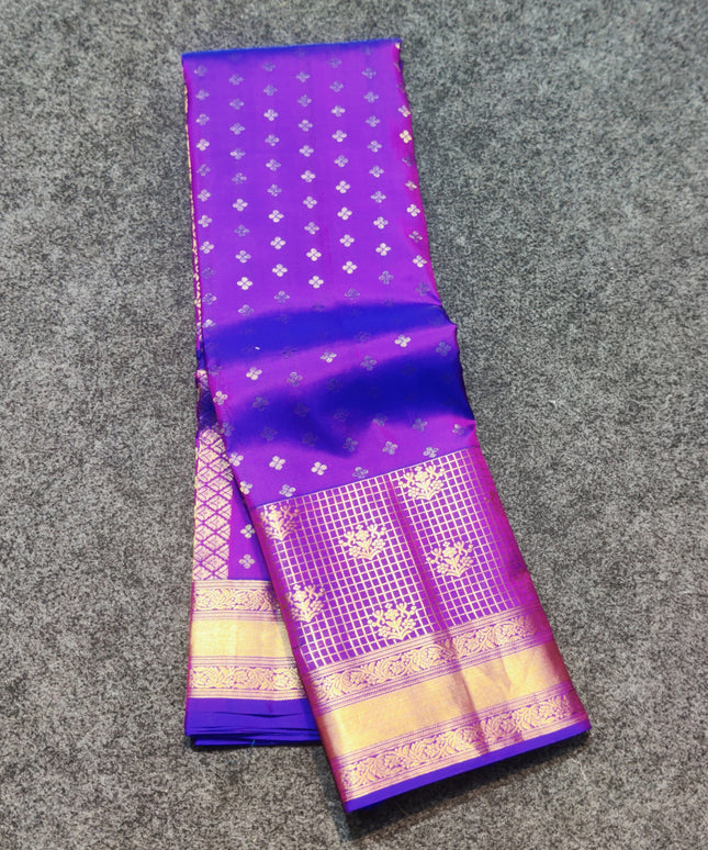 Kanchi pure vintage silk Saree - KMP3006