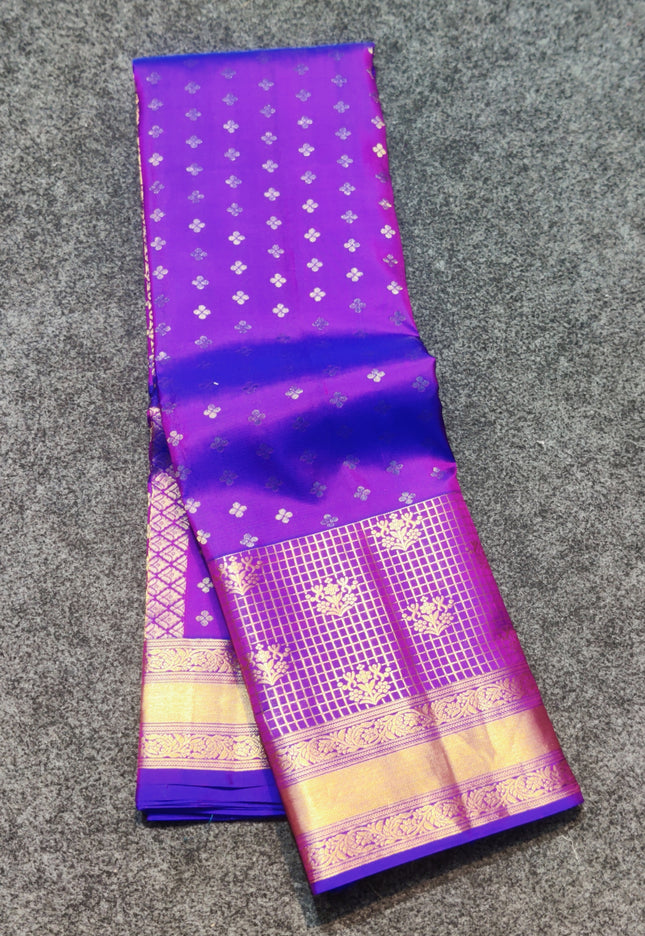 Kanchi pure vintage silk Saree - KMP3006