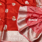 Chinon crepe silk saree -C13