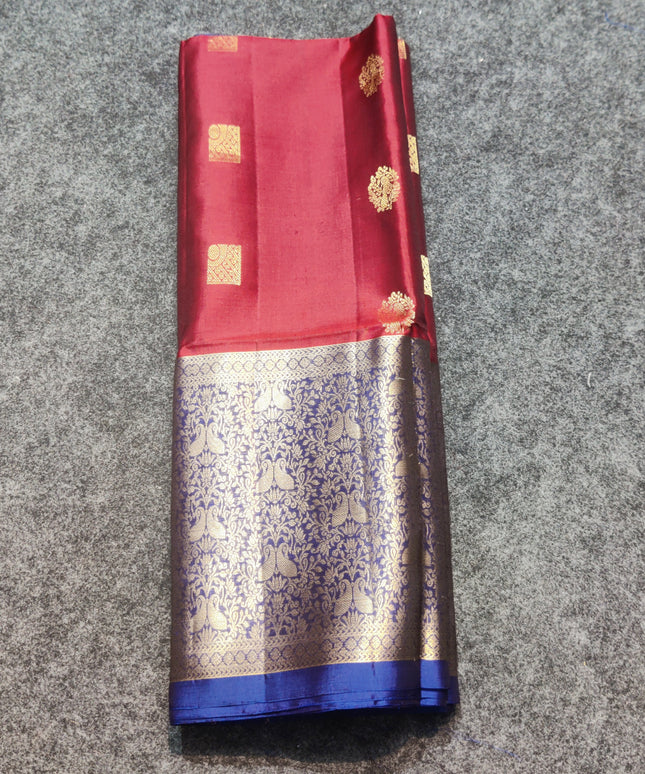 Kanchi pure soft silk Saree - KMP1586