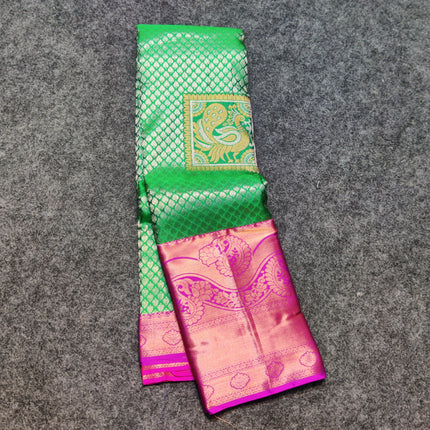 Kanchi pattu Half fine Bridal Saree -HF276