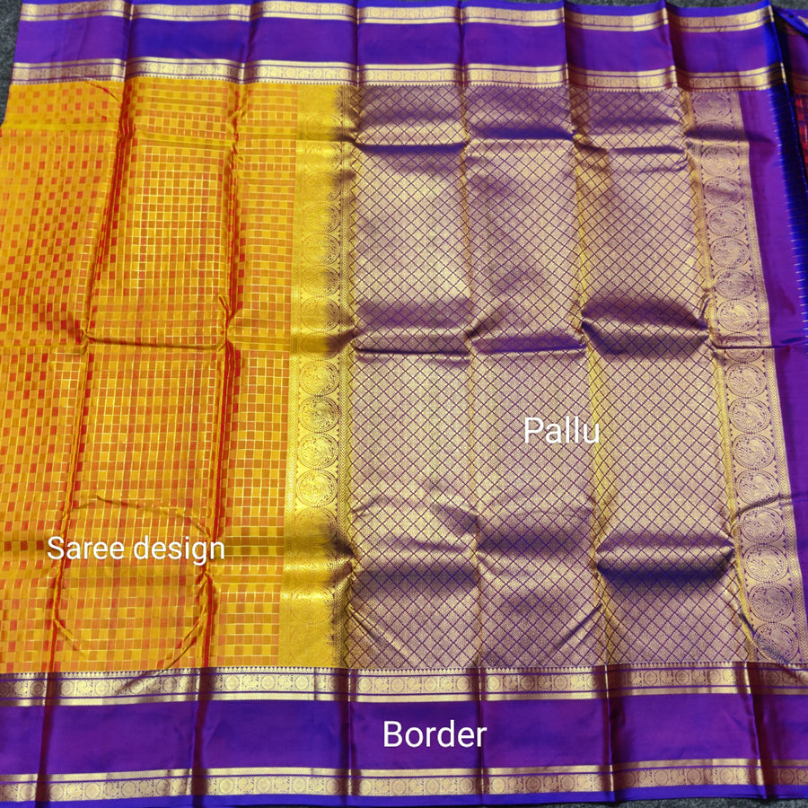 40% off Kanchi kuttu vintage Handloom saree - KMP54