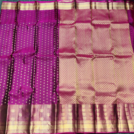 Kanchi pure vintage silk Saree - KMP2074