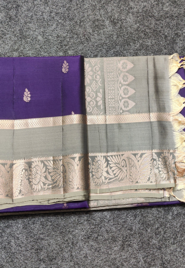 Vintage Lightweight Gap border pattu - LWP266