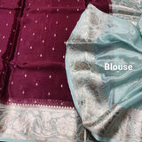 Chinon crepe silk saree -C16