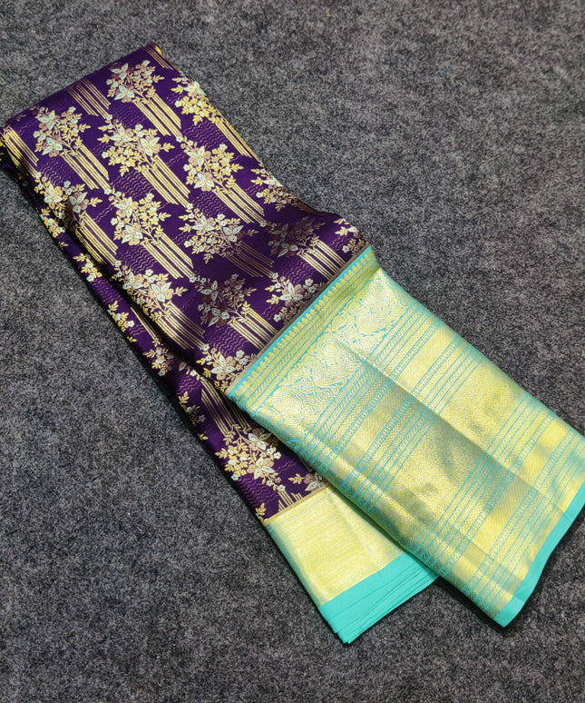 Kanchi Pure Handloom Bridal Wear Saree - KMP866