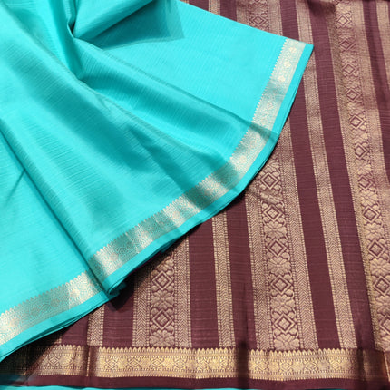 Kanchi pattu small border saree - KMP3013