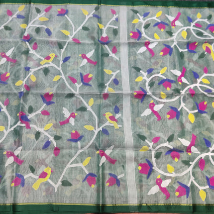 Jamdani handloom pure silk - JM12