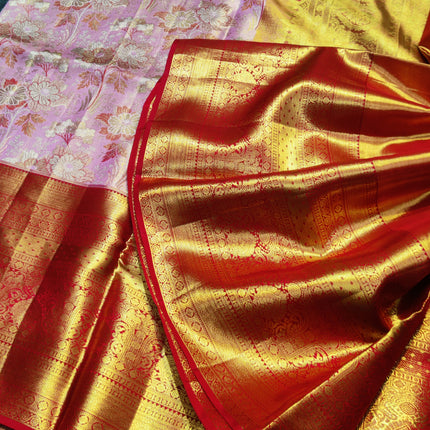 Kanchi Meenakari Brocade Pure handloom Silk Saree - KMP1788
