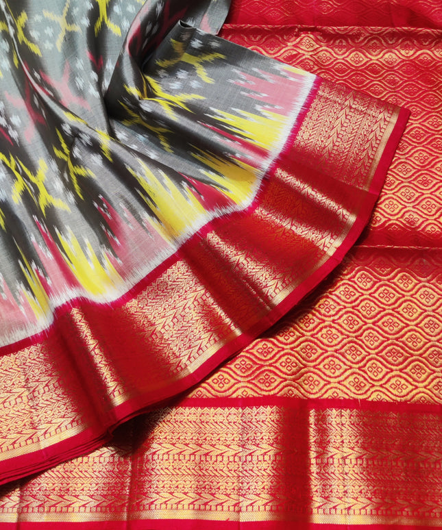 Ikkath Pure Silk Pattu Saree- IKT59