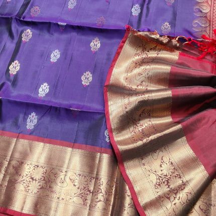 Meenakari kanchi lightweight pattu Saree - KMP3130