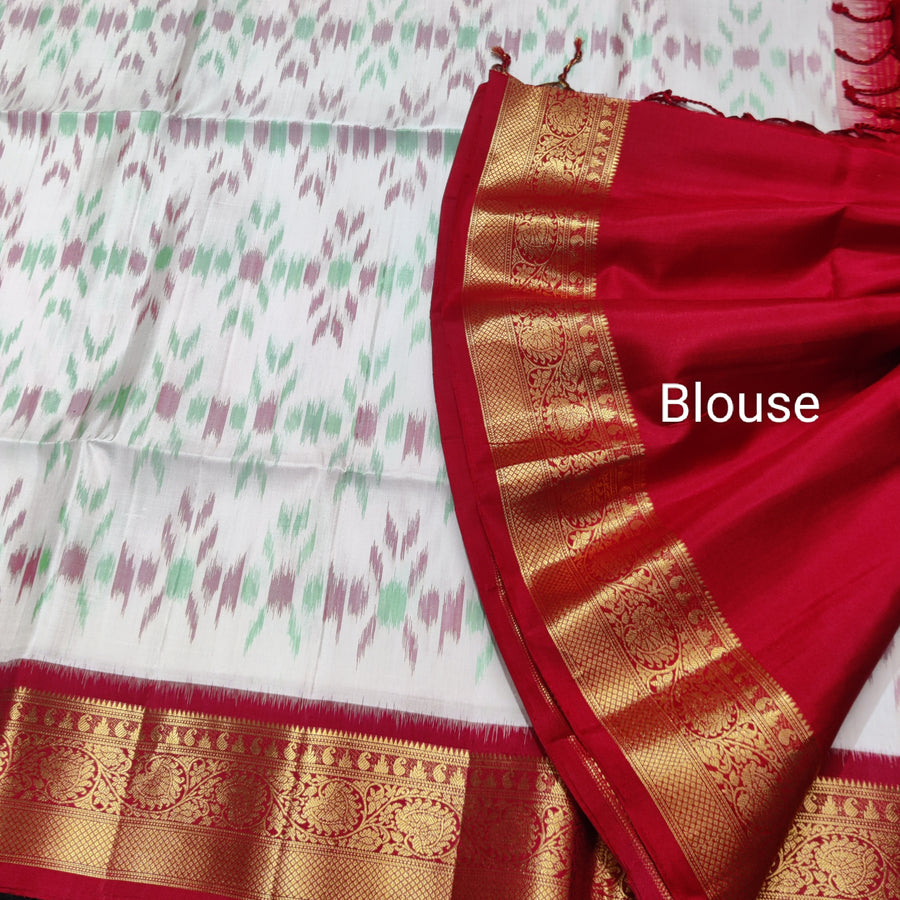 Ikkath Pure handloom silk saree - IKT06