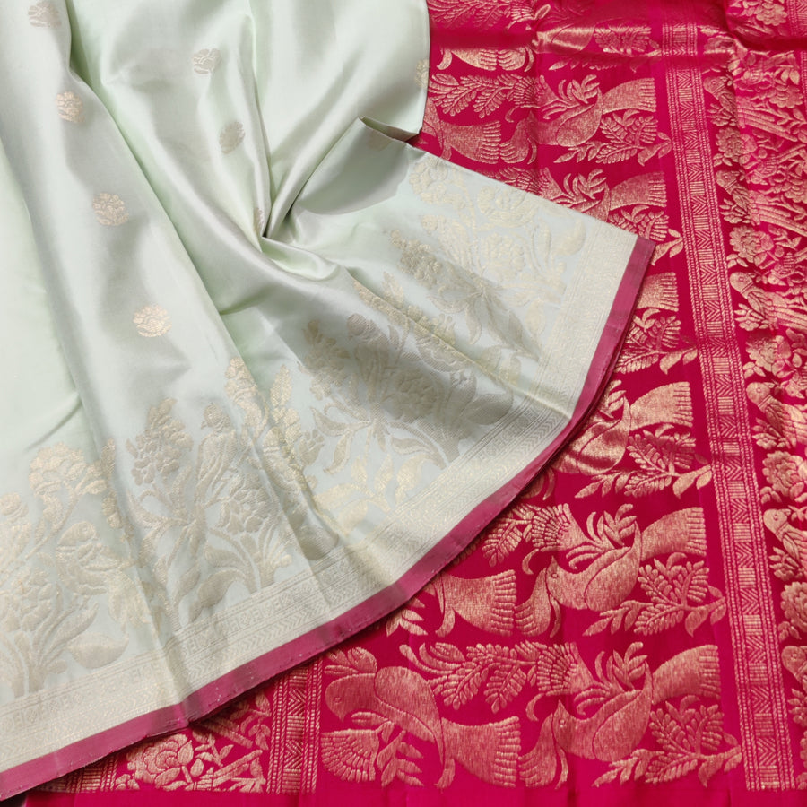 Pure Soft Silk Scurt Border Saree - LWP222