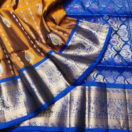 Meenakari kanchi lightweight pattu Saree - KMP3125