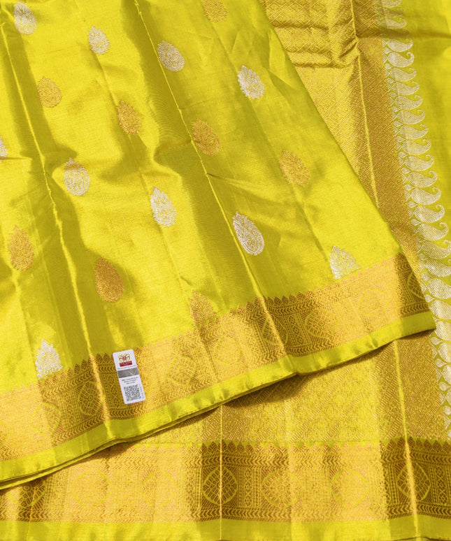 Kanchi Pure Handloom Tissue Silk Saree-KMP115