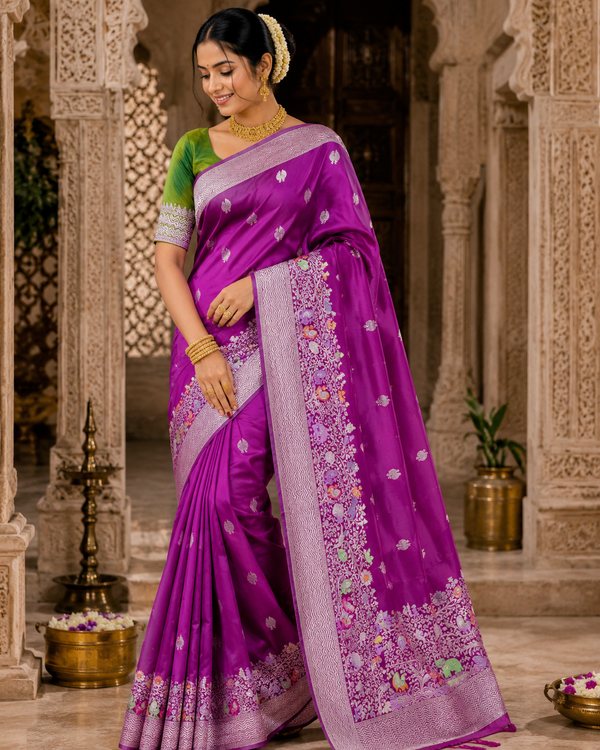 Mashru satin Silk Saree- MS27