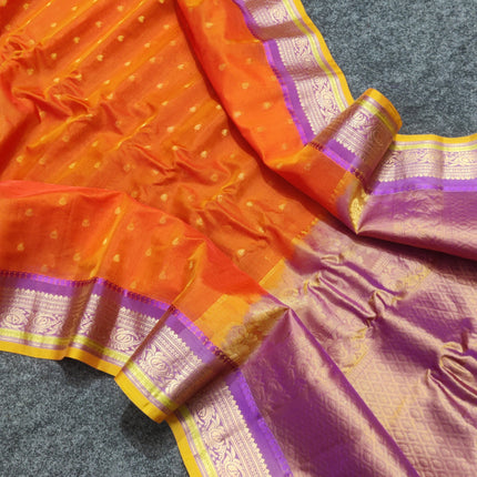 Gadwal Sico Silk Saree - GS162