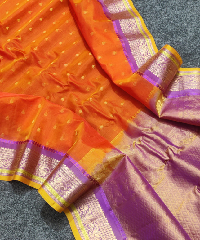 Gadwal Sico Silk Saree - GS162