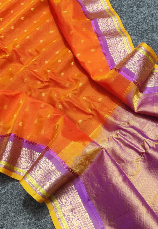 Gadwal Sico Silk Saree - GS162