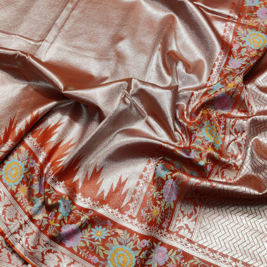 Banaras Tissue Paithani silk saree - BRS22
