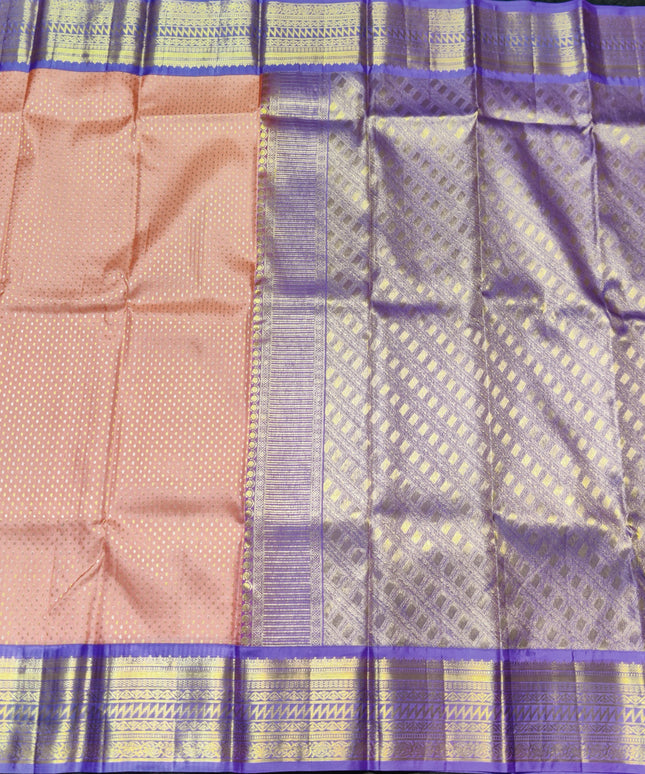 Kanchi pure kuttu border Saree - KMP1300