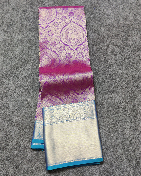 Kanchi pure Bridal wear saree @40% Off - KMP2002