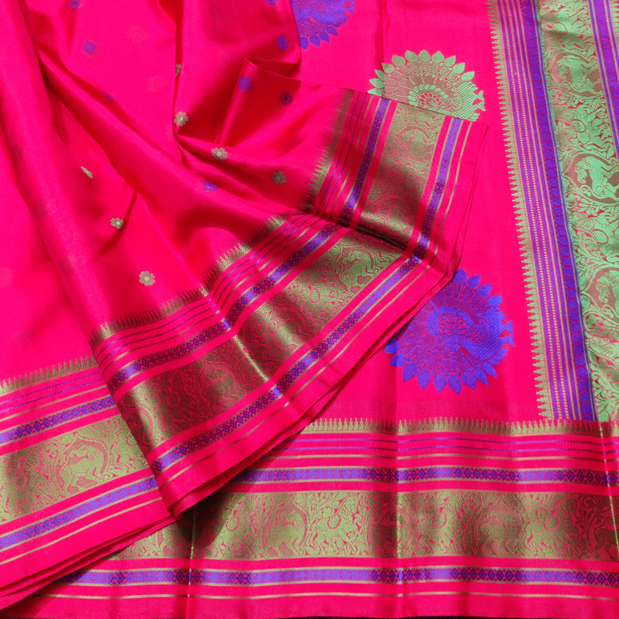 Kanjivaram Resham Silk Saree - KMP181