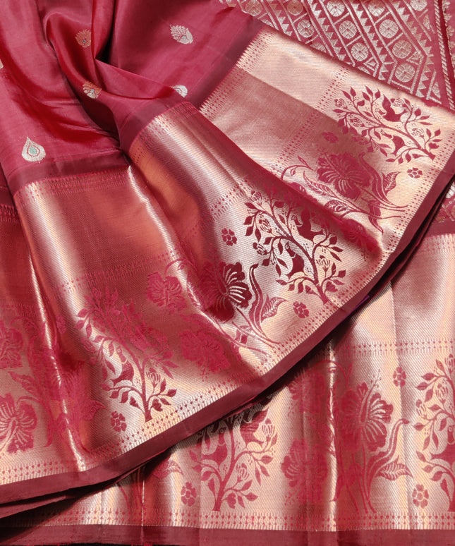 Kanchi pattu pure silk Saree - KMP1557