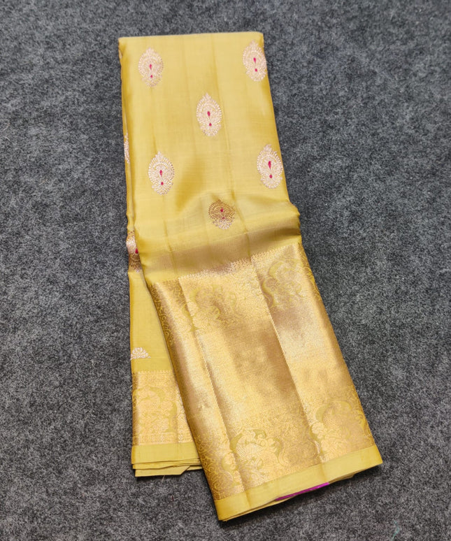 Kanchi pattu pure silk Saree - KMP1351