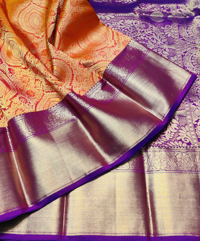 Kanchi pure bridal silk saree - KMP1518