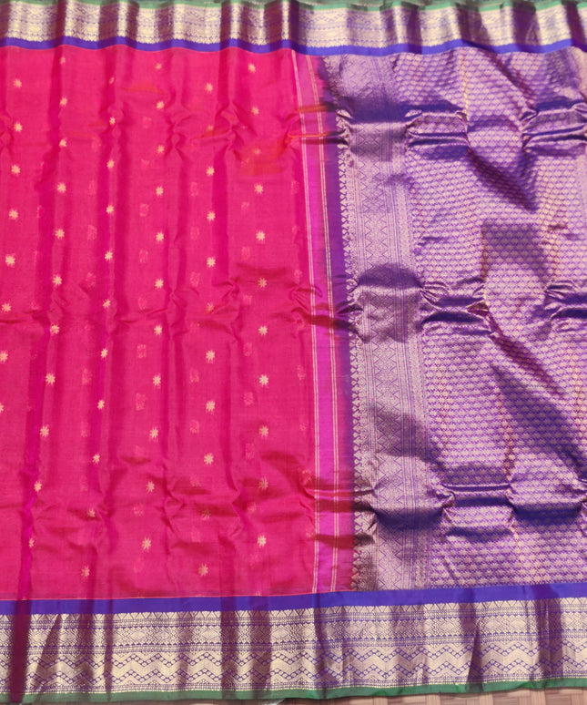 Gadwal Sico Silk Saree - GS154