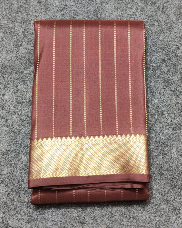 Kanchi pattu small border saree - KMP259