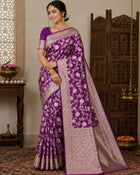 Banaras Katan Allover Meenakari - BRS43