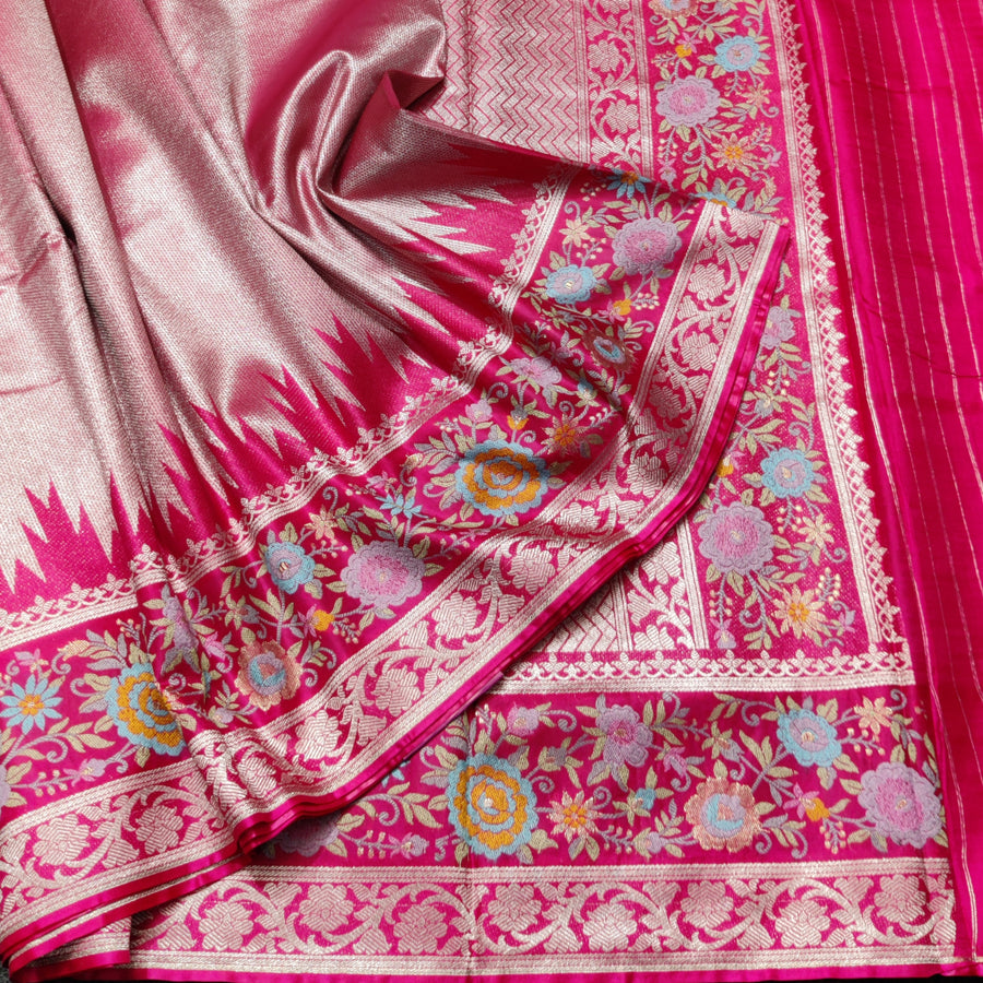 Banaras Tissue Paithani silk saree - BRS20