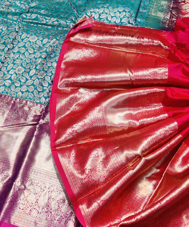 Kanchi pattu half fine bridal wear saree HF34