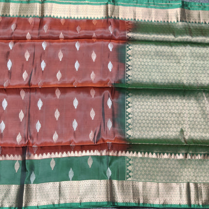 Lightweight pattu Scurt Border Saree - LWP85