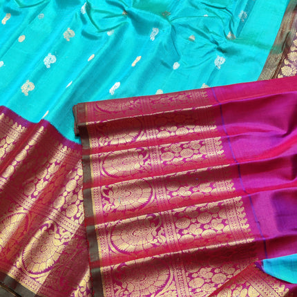 Gadwal pure handloom kuttu silk saree - GPS129