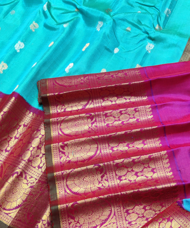 Gadwal pure handloom kuttu silk saree - GPS129