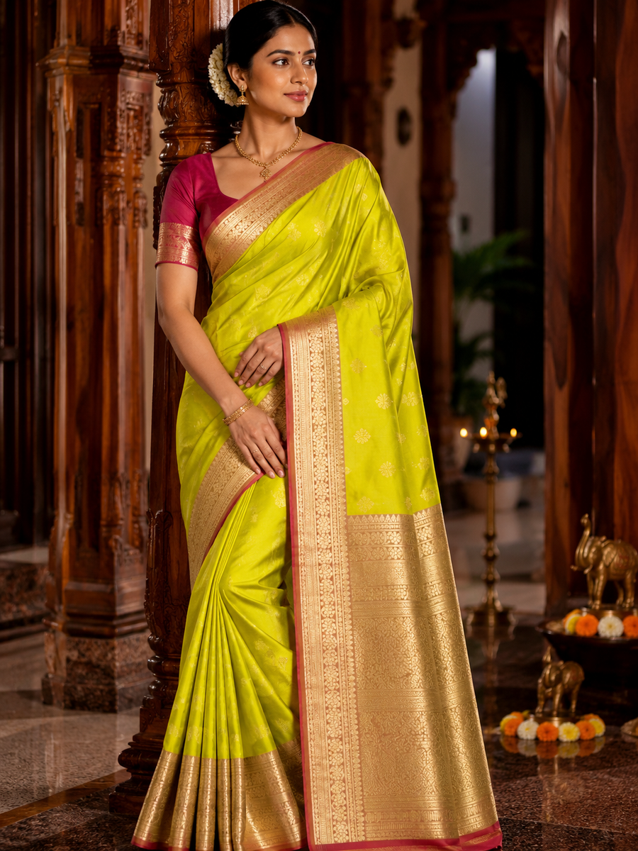40%Off Kanchi pattu saree - KMP13