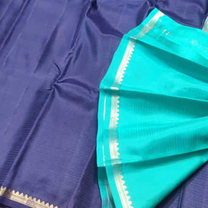 Kanchi pattu small border saree - KMP2029