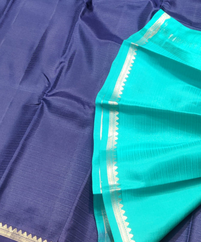 Kanchi pattu small border saree - KMP2029