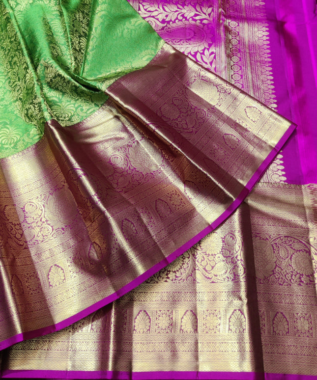 Kanchi pure Bridal wear saree @30% Off - KMP09