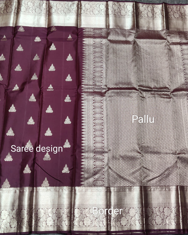 Kanchi Pure handloom Silk Saree - KMP04 alternate view