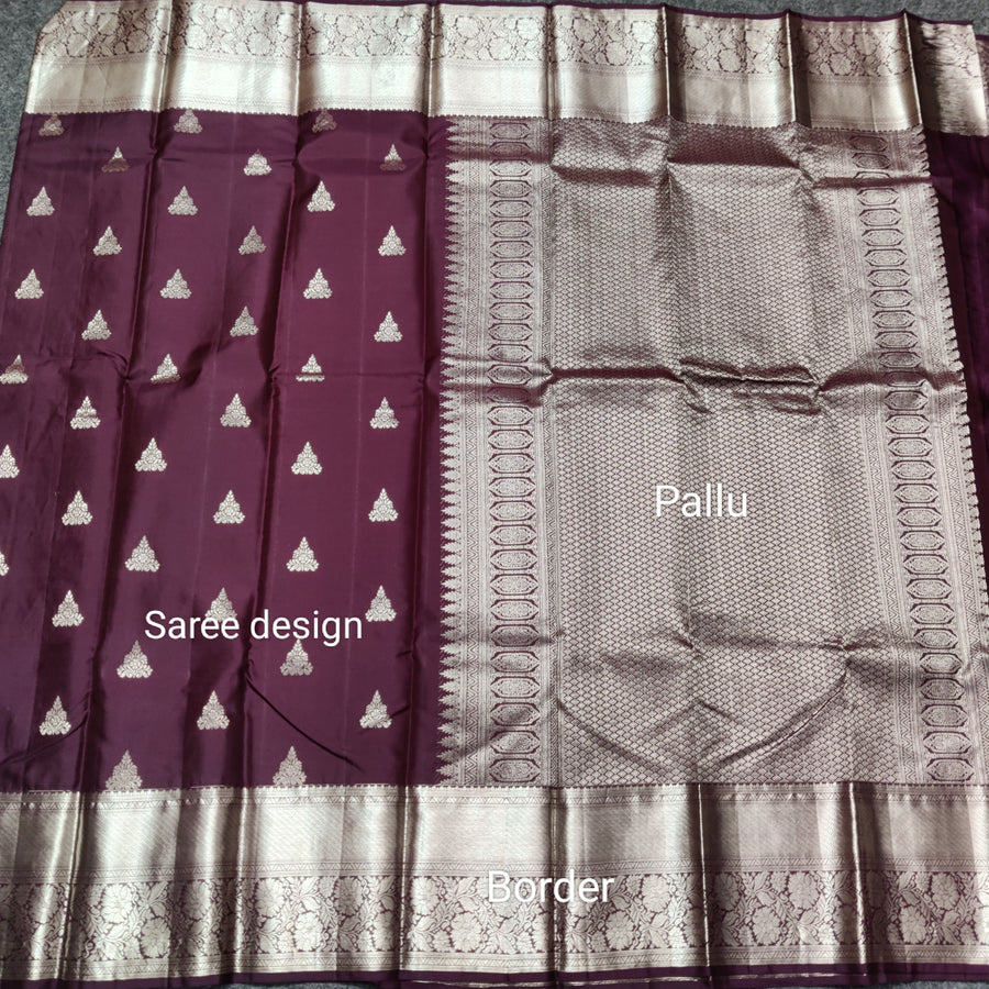 Kanchi Pure handloom Silk Saree - KMP04
